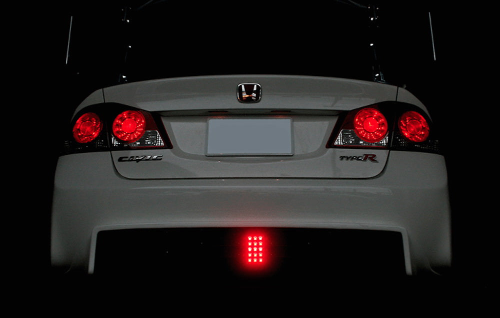 Universal Smoked Lens 15-LED Rear Bumper Diffuser Rear Fog Light Kit for Car SUV