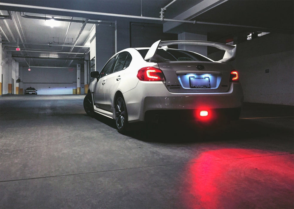 Led Rear Diffuser Lamp Universal Smoked Lens 15-LED Rear Bumper Diffuser Rear Fog Light Kit f ...