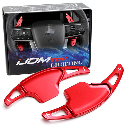 Red Large Steering Wheel Paddle Shifter Extension For 22-up Mitsubishi Outlander