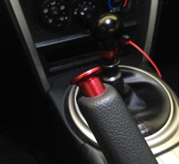JDM Red Aluminum Handbrake eBrake Tip Push Button For Scion FRS Toyota 86 BRZ