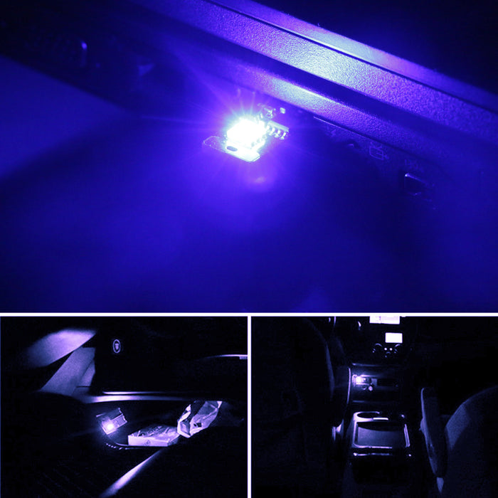 Touch Control RGB MultiColor Plug-In Miniature LED Interior Ambient Lighting Kit