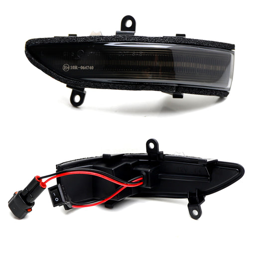 Smoked Lens Sequential LED Side Mirror Lights For Subaru Impreza Forester Legacy
