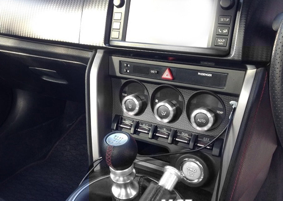 Silver AC Climate Control Switch Knob Ring Covers For Scion FR-S, Toyota  86, BRZ — iJDMTOY.com