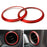 Red AC Vent/Opening Trim Decoration Cover Ring For Scion FR-S, Toyota 86, BRZ