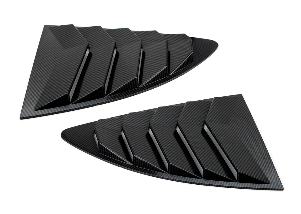 Carbon Fiber Rear Side Window Vent/Louvers For 2013-21 Scion FRS 86 Subaru BRZ