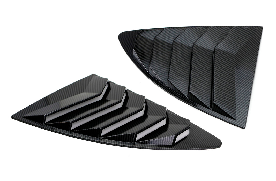 Carbon Fiber Rear Side Window Vent/Louvers For 2013-21 Scion FRS 86 Subaru BRZ