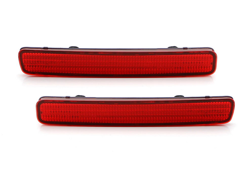 OE-Spec Red Rear Bumper Reflector Lens Assy For 12-17 Toyota Prius V ...