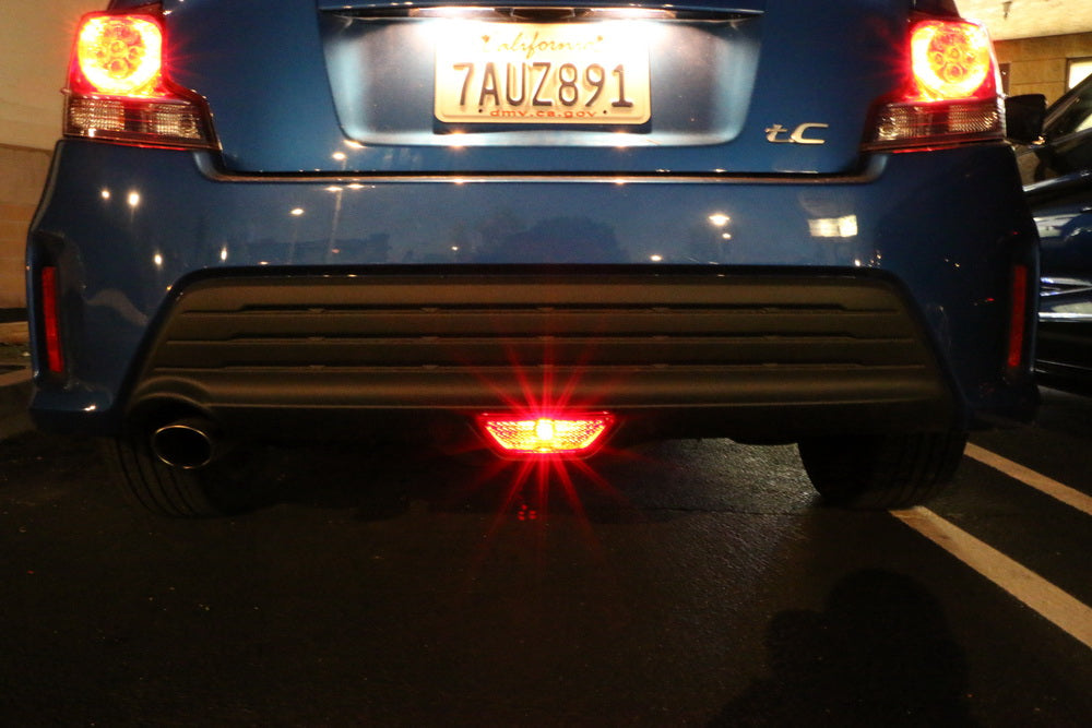 27-SMD Brilliant Red LED Conversion Kit w/Wire For 14-16 Scion tC Rear Fog Light