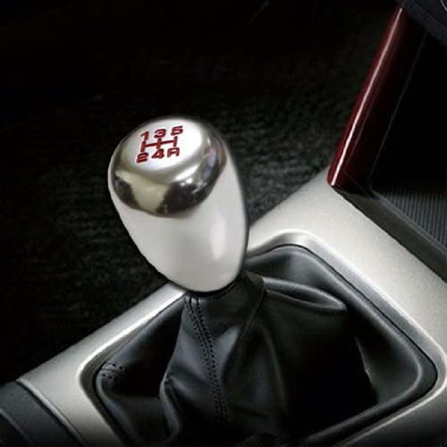 Silver Chrome 5-Speed Manual Shift Knob For Honda Acura Mazda Mitsubishi Nissan