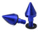 Blue Matte Front or Rear Bumper Protector Spikes Guards Protectors For Smart Car