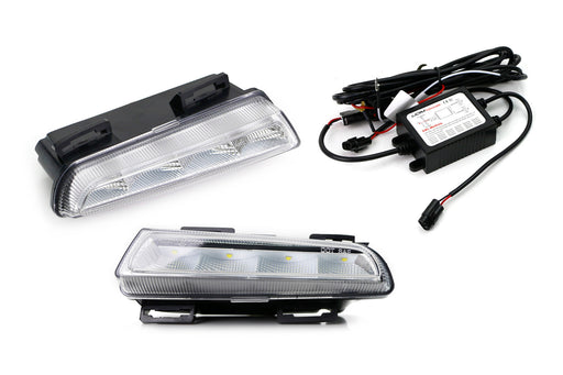 Left/Right OEM-Spec LED DRL Daytime Running Lamps Kit For 13-15 Smart Fortwo