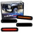 4pc Set Smoke Lens Amber/Red Full LED Side Markers For 75-80 Chevy GMC C/K Truck