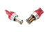Strobe/Flashing Enabled Red 15-SMD 7443/T20 LED Bulbs For Brake/Tail Lights