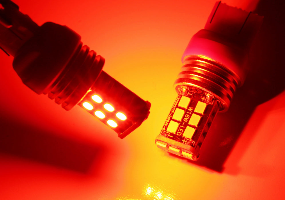 LED Brake T20 7443 Flashing Red Light Bulb 2 Kaki Kereta Brek Lampu LED Brake T20 7443 Flashing Red Light Bulb 2 Kaki Kereta Brek Lampu