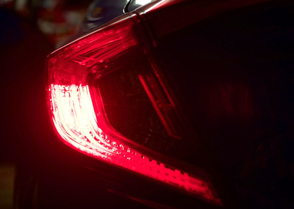 thumbnail image 2 of OCT01 7443 7444 T20 Strobe Flashing Red LED Bulbs For Brake, Tail, And 3rd Brake Light (2 Pack) 2 of 6