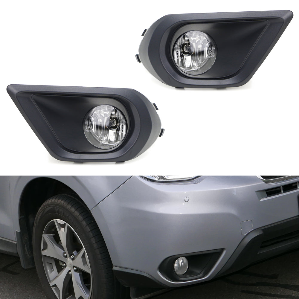 Clear Lens OE-Spec H11 Halogen Bulb Fog Lights For 2014-16 Subaru Forester Wagon