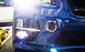 Complete CREE LED Projector Fog Light Kit w/Bezel Cover For 15-17 Subaru WRX STi