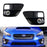 20W LED Halo Daytime Running Lights with Bezels, Wirings For Subaru WRX