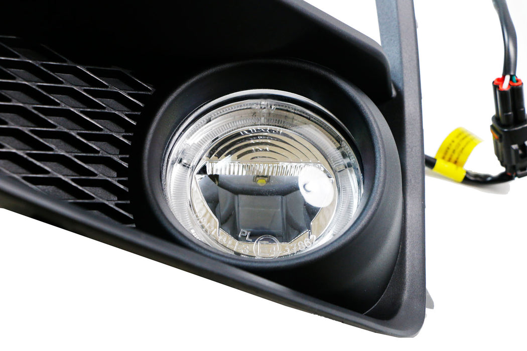 20W LED Halo Daytime Running Lights w/ Bezels, Wirings For 15-17 Subaru WRX STi