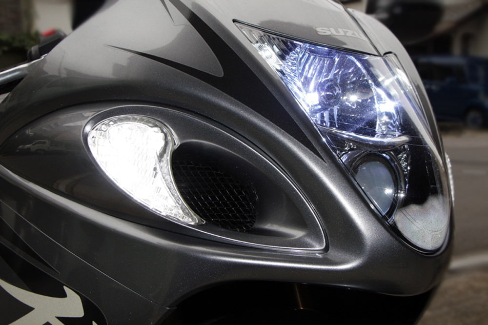 White/Amber Switchback LED Lighting Conversion Kit For Suzuki Hayabusa GSX1300R