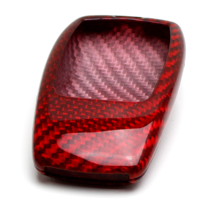 Real/Genuine Red Carbon Fiber Smart Key Fob Shell For Mercedes New A C E CLA CLS