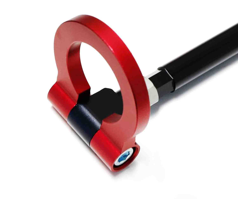 Red Track Racing Style Front Bumper Tow Hook Ring for 2019-up Audi Q3 SQ3