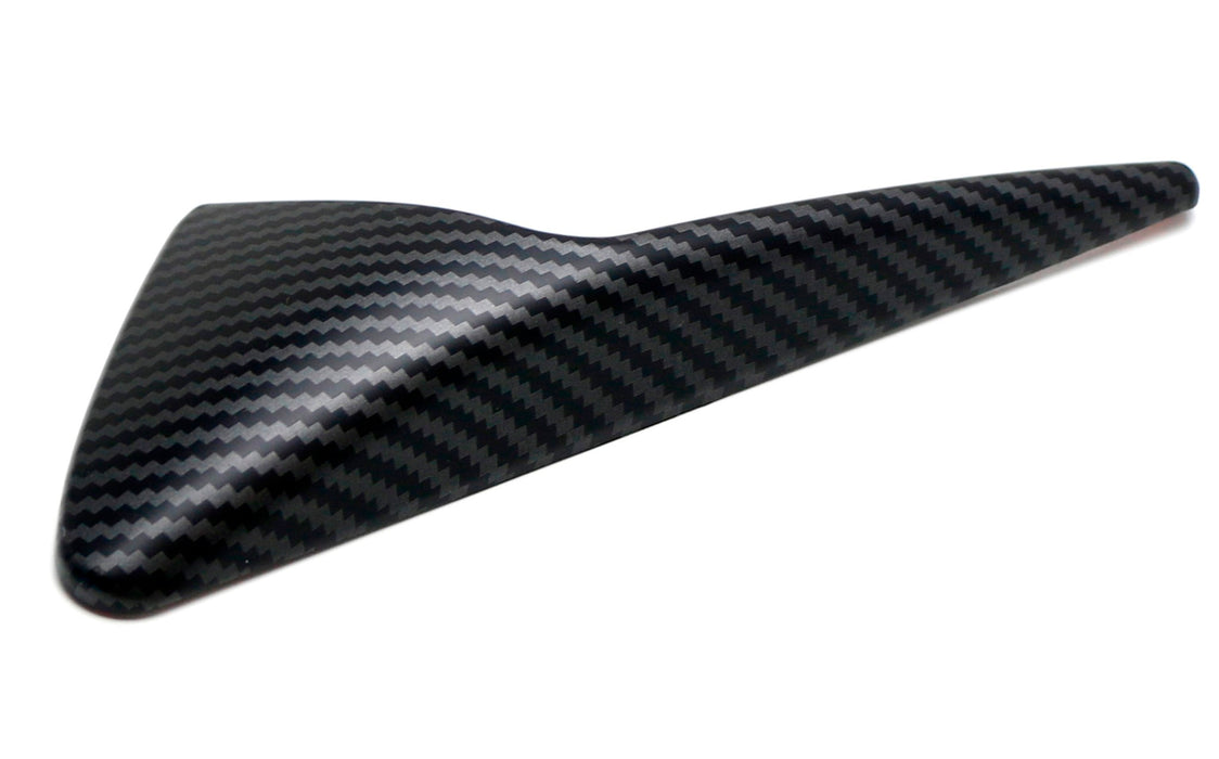 Matte Black Carbon Fiber Sidemarker Decoration Cover Trims For Tesla Model 3 S X