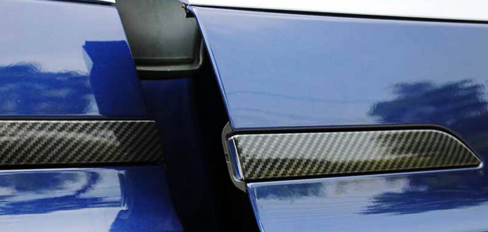 4pc Carbon Fiber Side Door Push Handle Decoration Cover Trims For 15-up  Tesla X — iJDMTOY.com