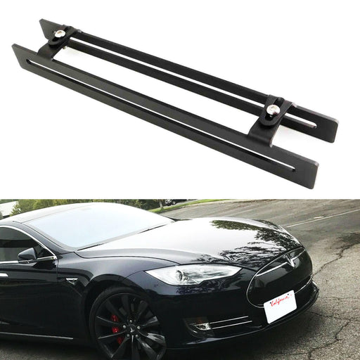 Lower Grille License Plate Mounting Bracket Relocation For 12-16 Pre-LCI Tesla S