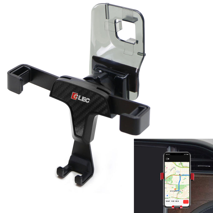 Smartphone Gravity Holder w/Exact Fit Clip-On Dash Mount For Tesla Model S and X