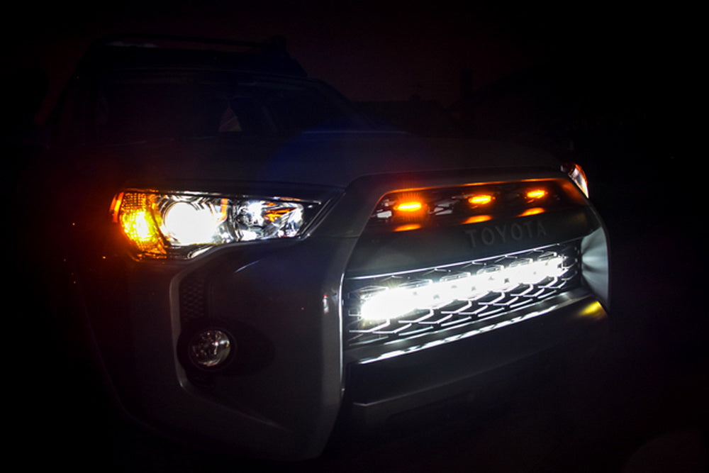 Front Bumper Lower Grill & Fog Light Set For 2014-2019 Toyota 4Runner TRD/SR5