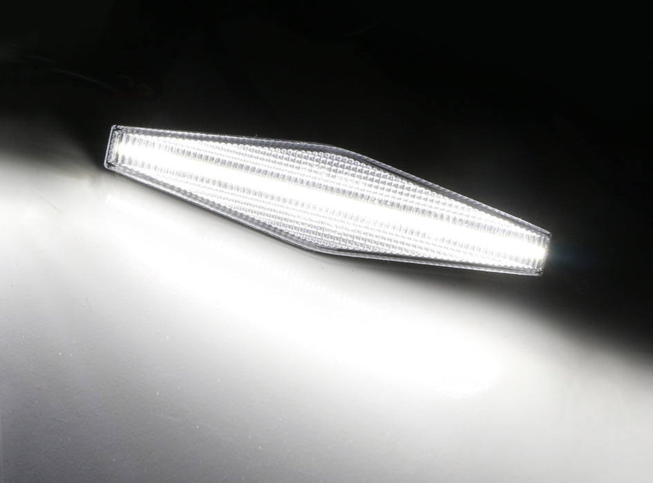 3pc Set Clear Lens White LED Front Grille Lighting Kit For 14-up Toyota 4Runner