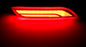 Red Lens Full LED Bumper Reflector Tail & Brake Lights For 2018-up Toyota Camry