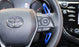 Blue Steering Wheel Larger Paddle Shifter Extension Cover For 18-up Toyota Camry