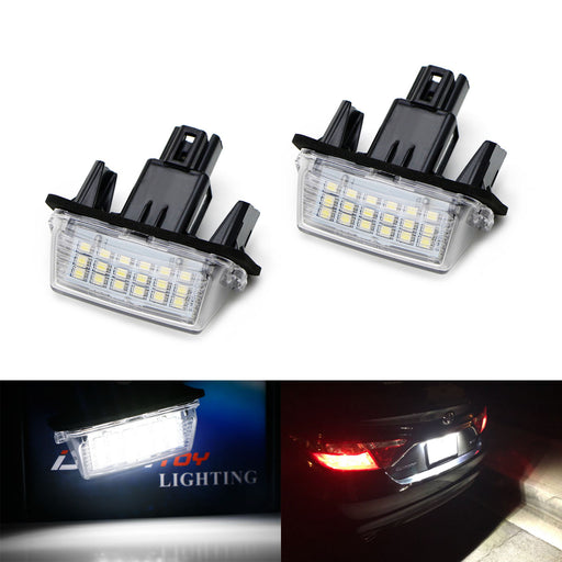 OEM-Replace 18-SMD 3W LED License Plate Light Assy For Toyota Camry Prius C, etc