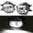 JDM-Spec LED Fog Light Kit w/ White/Amber LED DRL Bezels For 18-20 Camry SE XSE