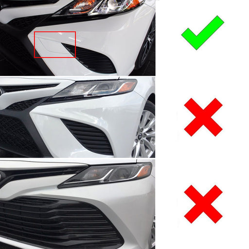 JDM Front Bumper Tow Hook License Plate Bracket For 2018 Toyota Camry SE or XSE