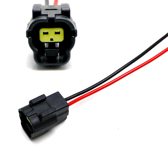 Temperature Sensor Pin Connector 2-Pin Female ECT Coolant Temperature Sensor Connector Plugs with Lead ...