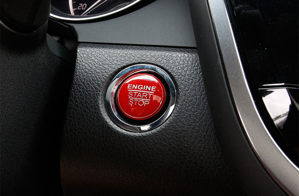 Universal Red Car Engine Start Ignition Stop Button Protective - Foto 5