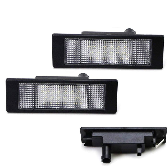  iJDMTOY OEM-Fit 3W Full LED License Plate Light Kit