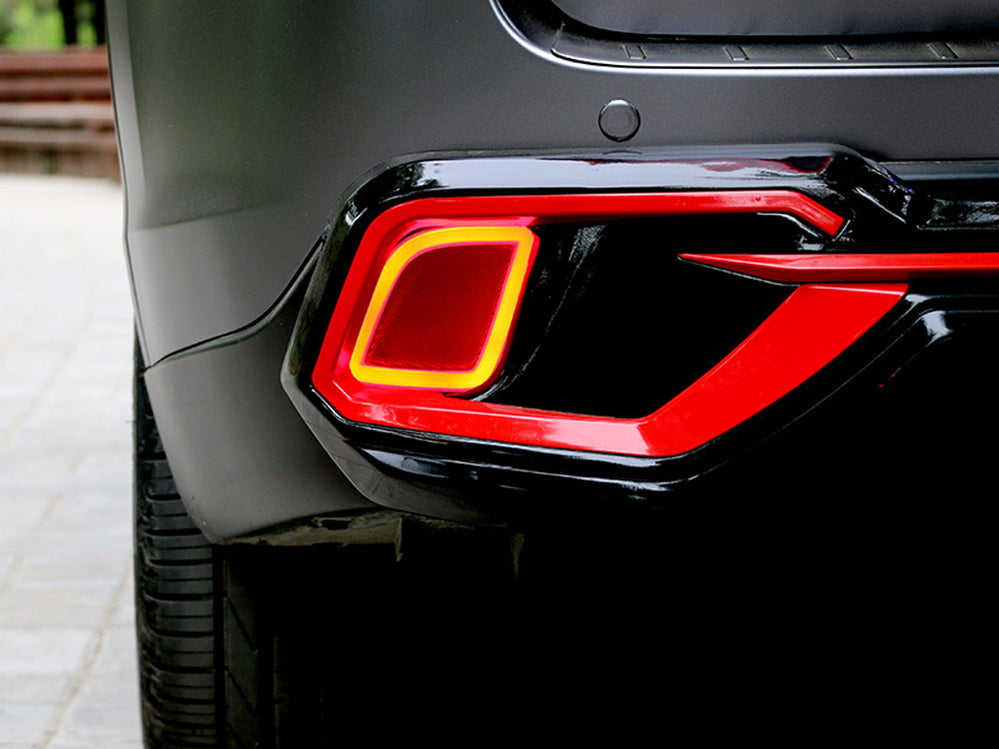 LED Rear Fog Lights Bumper Reflector Brake Running Lamps For 2014-19 H ...