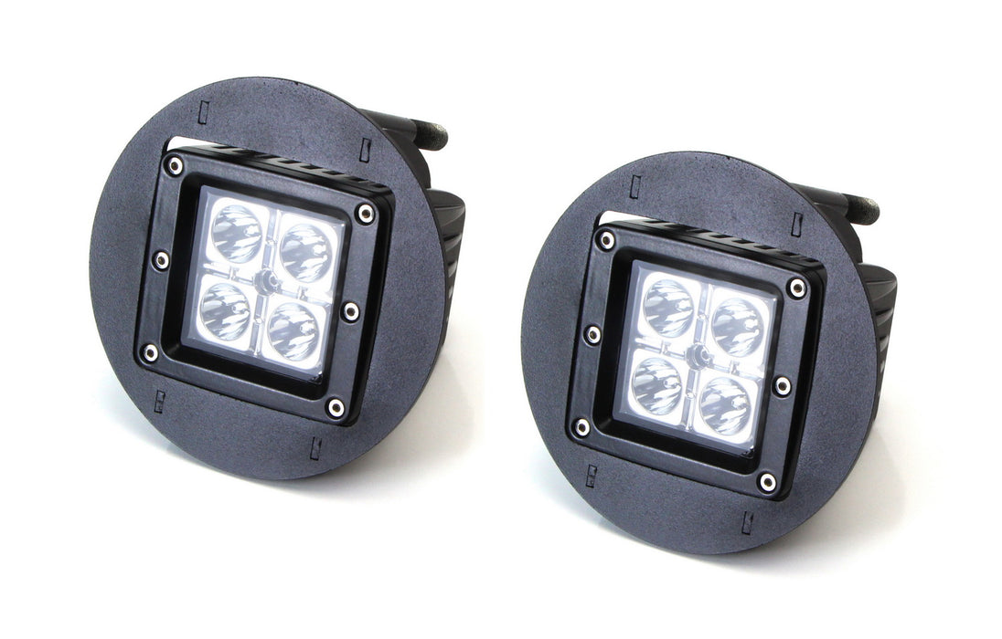 40W CREE Cubic LED Foglamps w/Mount Bracket, Bezel/Wirings For Tundra ...