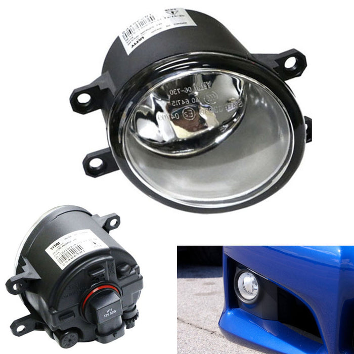 Right Hand ONLY Clear Lens Fog Lamp w/ H11 Halogen Bulb For Toyota Lexus Scion
