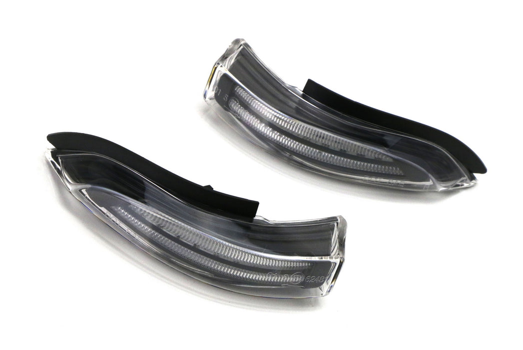 Clear Lens Sequential Flash LED Side Mirror Turn Signal Light For Toyota