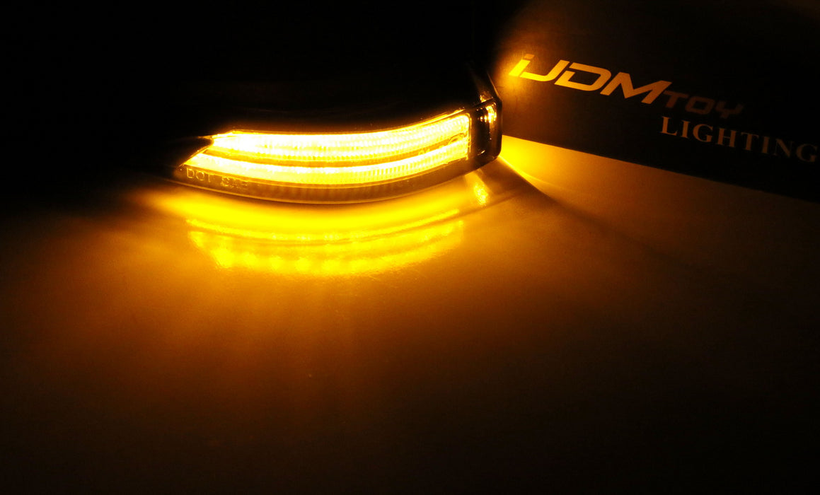 Smoked Lens Sequential Flash LED Side Mirror Turn Signal Light For Toyota —  iJDMTOY.com