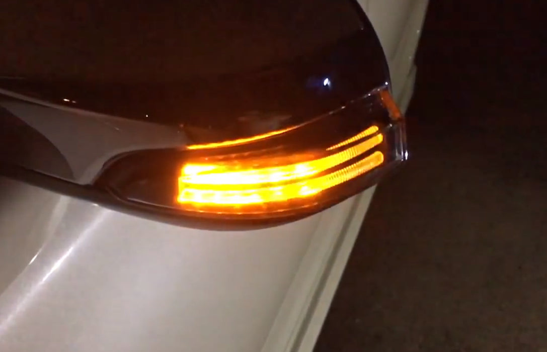 Smoked LED Side Mirror Turn Signal Lights For Scion IM / Toyota IM Corolla 2016-2018