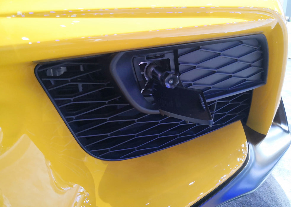 Bumper Tow Hook License Plate Bracket Mount Holder For 2020-up Toyota Supra GR