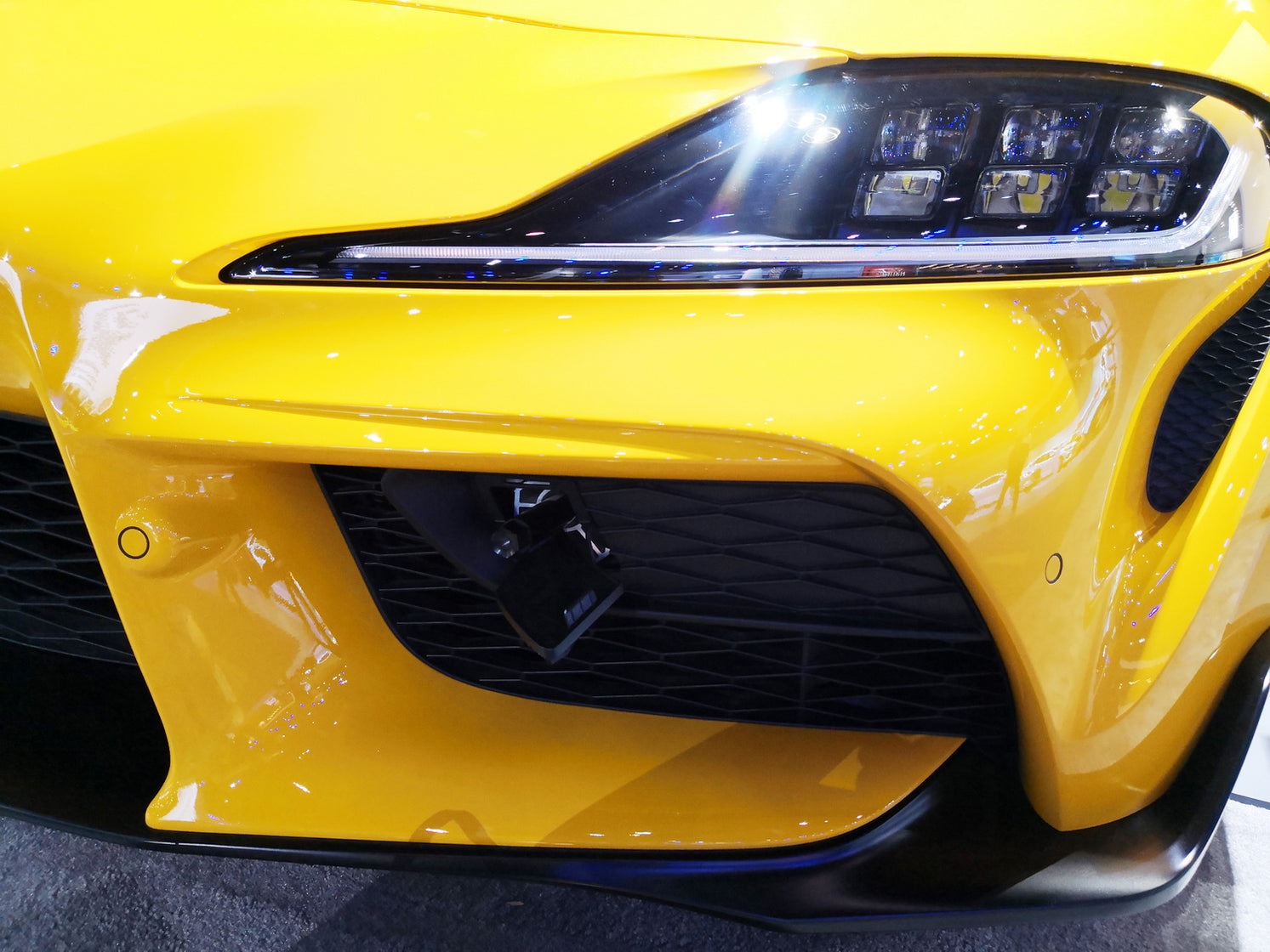 Bumper Tow Hook License Plate Bracket Mount Holder For 2020up Toyota