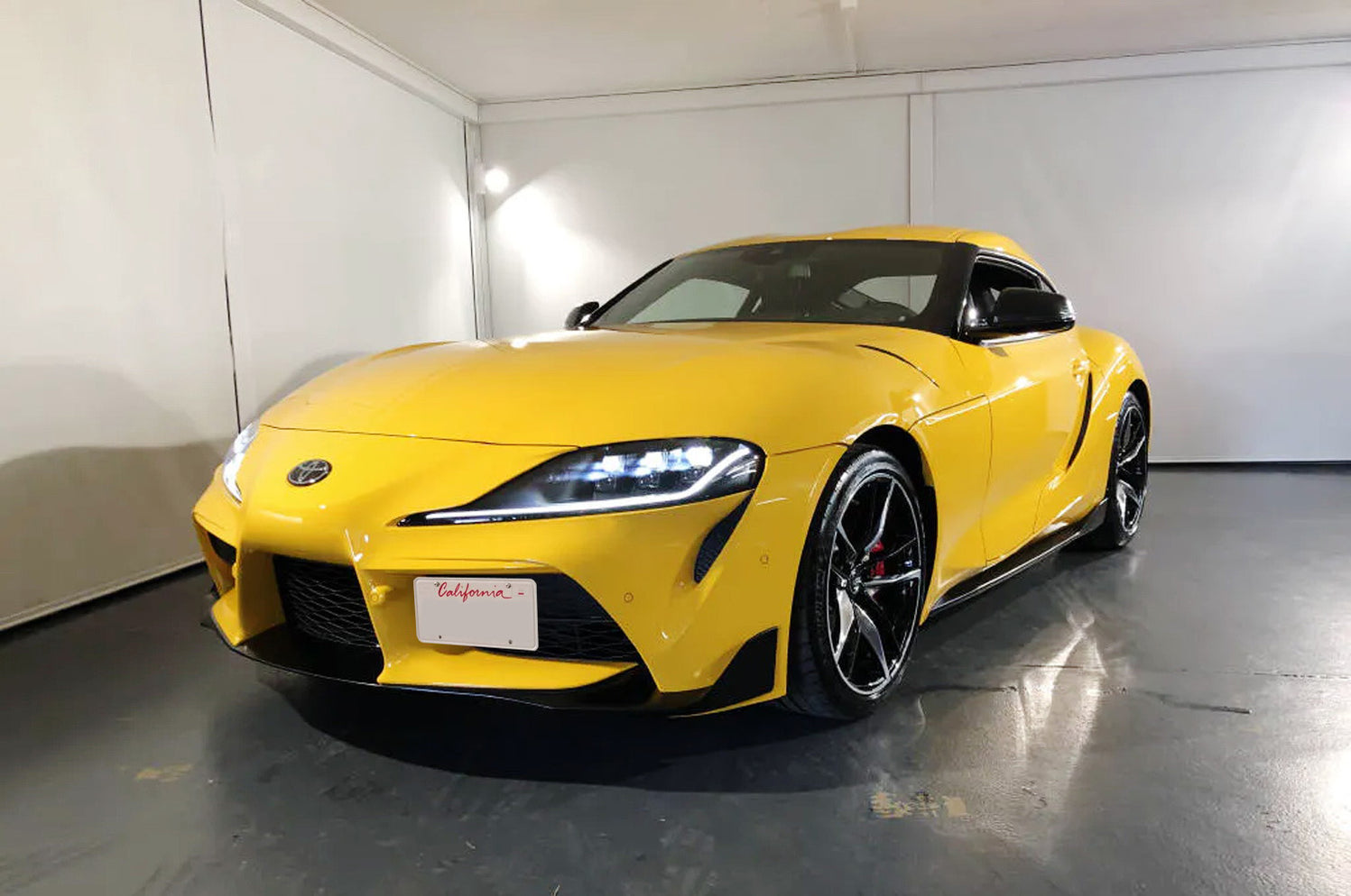 Bumper Tow Hook License Plate Bracket Mount Holder For 2020up Toyota