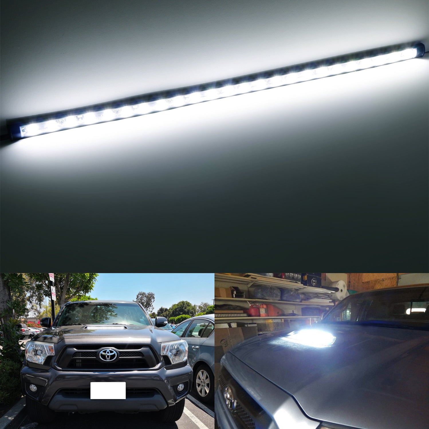 Flexible LED Hood Bulge Light Strip For 201215 Toyota w/Hood S